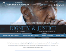 Tablet Screenshot of gsjohnsonlaw.com